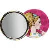 Hot Gifi Miroir de poche rose
