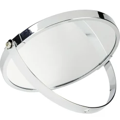 Clearance Gifi Miroir rond à poser métal esprit rétro noir