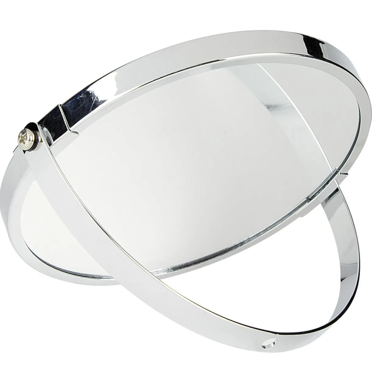 Clearance Gifi Miroir rond à poser métal esprit rétro noir