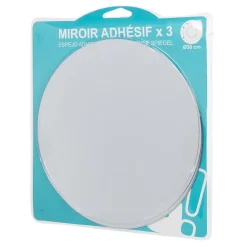Discount Gifi Miroir rond adhésif x3