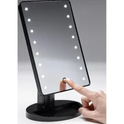 Clearance Gifi Miroir tactile et rotatif à variateur de lumière 16 LED