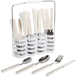 Ménagère 24 couverts + présentoir^Gifi Hot