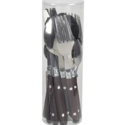 Ménagère 16 pièces chocolat^Gifi