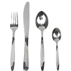 Ménagère 24 pièces couleur argent^Gifi Clearance