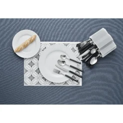 Ménagère 24 pièces et support de rangement blanc^Gifi Hot