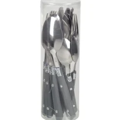 Ménagère 16 pièces gris^Gifi New