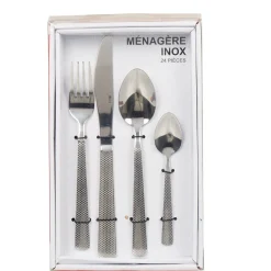 Ménagère 24 pièces moderne^Gifi New
