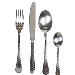 Ménagère 24 pièces motif pois^Gifi Outlet