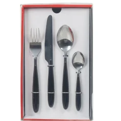 Ménagère 24 pièces noir^Gifi Hot