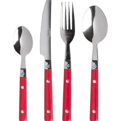 Ménagère 16 pièces rouge^Gifi Online