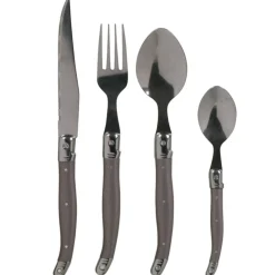 Ménagère 24 pièces taupe Muranu^Gifi Online