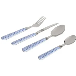 Ménagère couvert bleu mosaïque x16^Gifi New