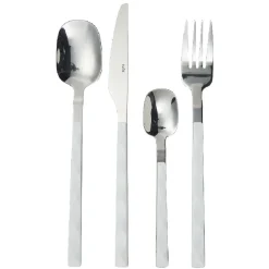 Ménagère de 16 couverts manche blanc^Gifi Sale