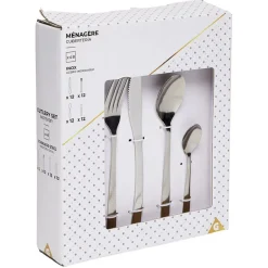 Ménagère inox 12 personnes 48 pièces^Gifi Clearance