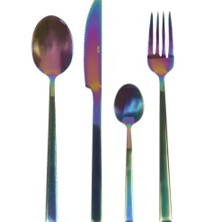 Ménagère iridiscente inox 16 pièces^Gifi Best