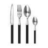 Ménagère Laguiole Cottage 16pcs inox manche noir^Gifi Clearance