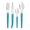 Ménagère Laguiole Evolution 16 pièces turquoise^Gifi