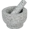 Mortier avec pilon granite gris^Gifi Best