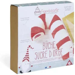 Moule à bûche forme sucre d'orge 33,5x22xH10cm^Gifi