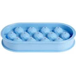 Moule à glaçon diamant x12 - plastique bleu 24,5x12,5xH4cm^Gifi Sale