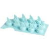 Moule à glaçon forme aileron requin - 100% silicone bleu 20x12xH3,3cm^Gifi Discount