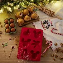 Moule à gâteau Mickey Disney silicone rouge 29x20xH3cm^Gifi Online