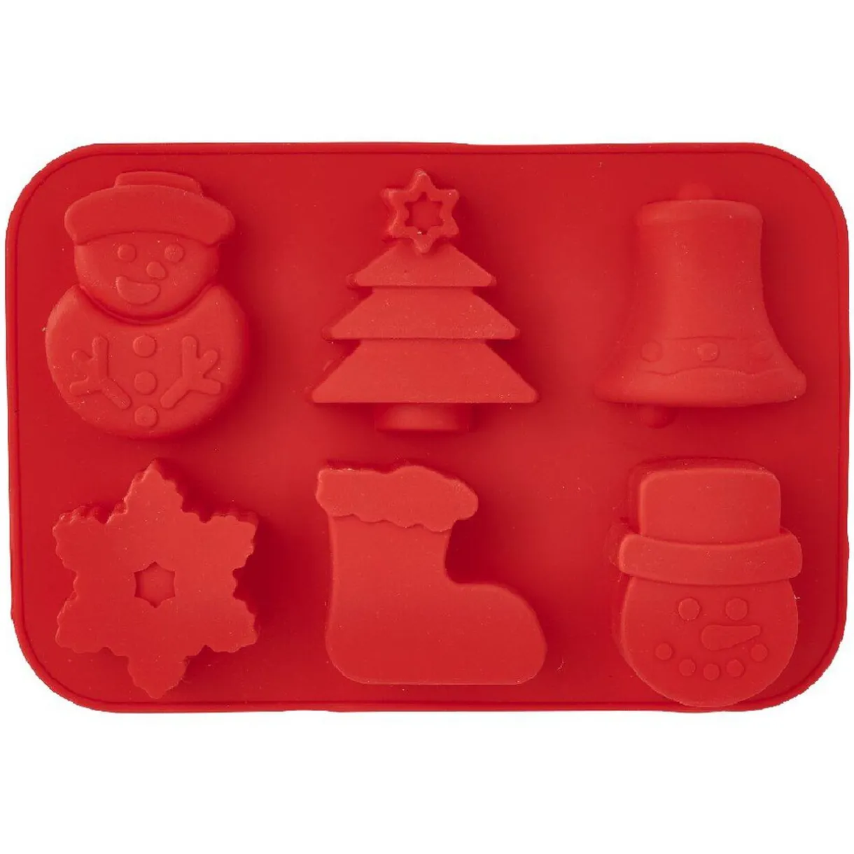 Moule à gâteau thème Noël rouge^Gifi Clearance