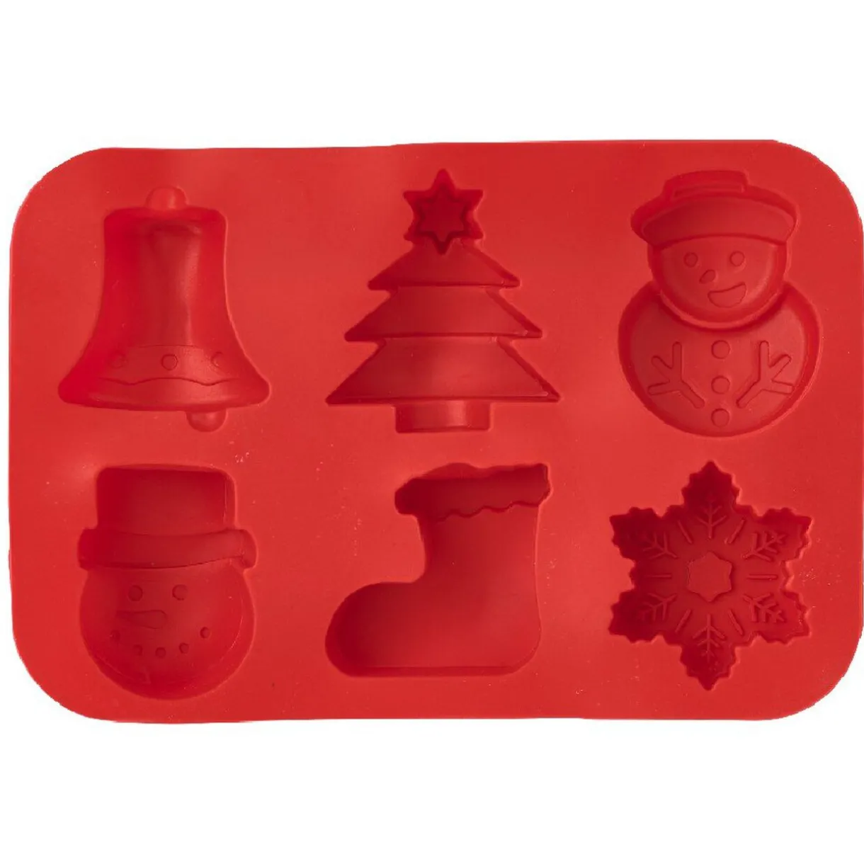 Moule à gâteau thème Noël rouge^Gifi Clearance