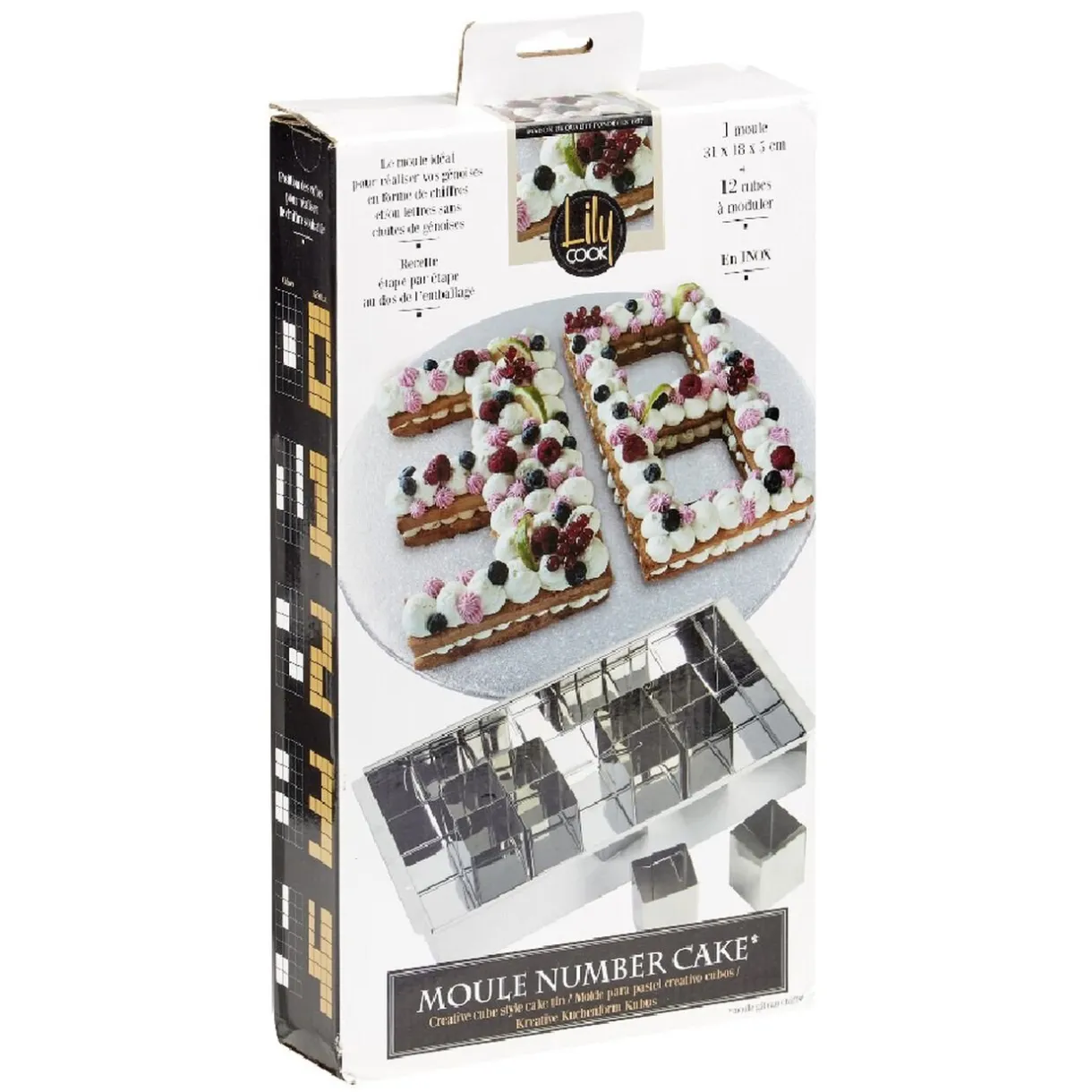 Moule à gâteaux Numéro de 0 à 9^Gifi Clearance