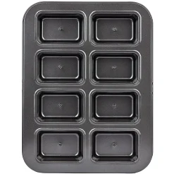 Moule à mini cake coeur coulant en métal x8^Gifi Discount