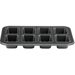 Moule à mini cake coeur coulant en métal x8^Gifi Discount