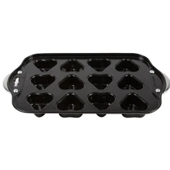 Moule à muffins coeurs avec fonds amovibles^Gifi Clearance