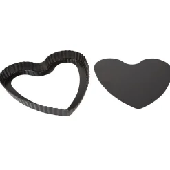 Moule à pâtisserie forme coeur avec fond amovible^Gifi Discount