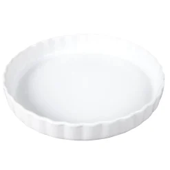 Moule à tarte en céramique blanc^Gifi New