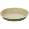 Moule à tarte rond B-NAT beige et vert^Gifi New