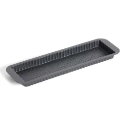 Moule à tarte rétractable acier perforé noir 35x11xH2,5cm^Gifi Discount