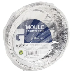 Moule à tartelette en aluminium diamètre 10cm par 10^Gifi