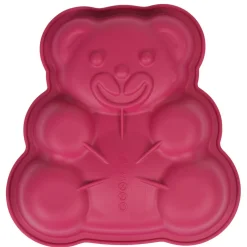 Moule carré silicone forme nounours rose^Gifi Outlet