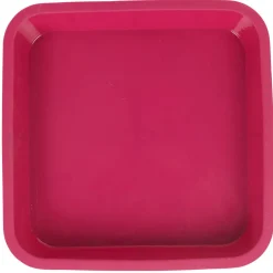 Moule carré silicone rose^Gifi Discount