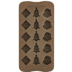 Moule de Noël pour chocolats marron^Gifi Online