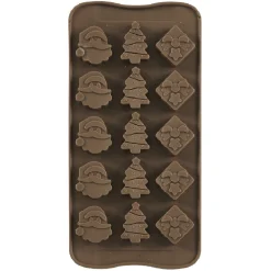Moule de Noël pour chocolats marron^Gifi Online