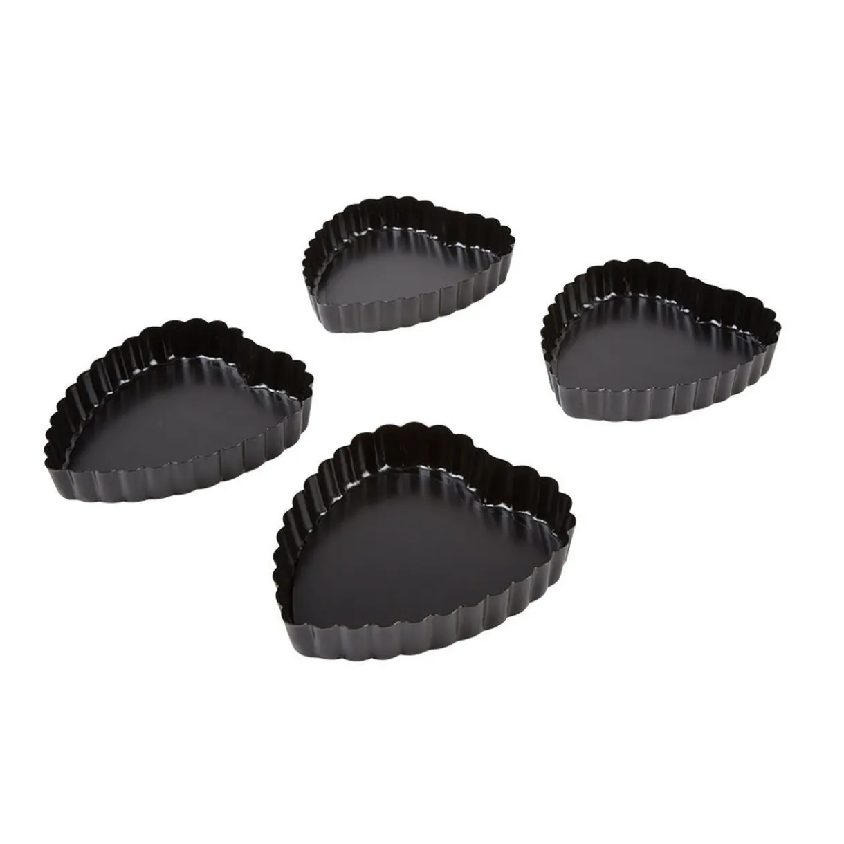 Moule forme mini coeur avec fond amovible x4^Gifi Clearance