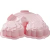 Moule gâteau forme arc en ciel silicone rose 26x19xH5,5cm^Gifi Outlet