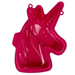 Moule licorne 3D silicone rouge^Gifi Clearance