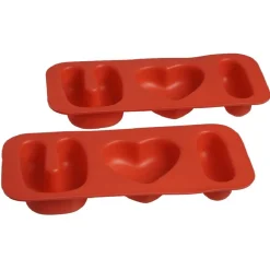 Moule patisserie en silicone forme coeur Love U x2^Gifi