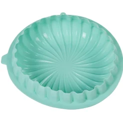 Moule rond strié 3D silicone vert^Gifi