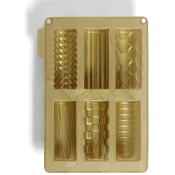 Moule silicone 6 mini bûches de Noël 27x19xH1,5cm^Gifi Hot