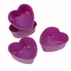 Moule silicone coeur violet x4^Gifi Online