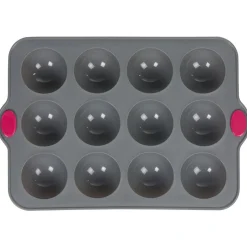 Moule silicone gris 12 minis dômes^Gifi Online