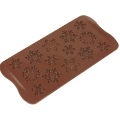 Moule silicone pour chocolats 14 empreintes forme flocons^Gifi